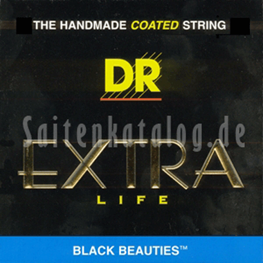 DR BKE-10 EXTRA LIFE Black Beauties Electic Guitar Cuerdas Media