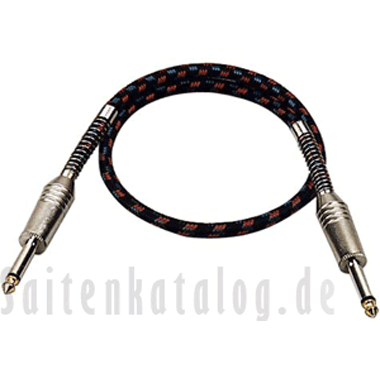 Stagg 6.0m VINTAGE TWEED Instrumentenkabel schwarz