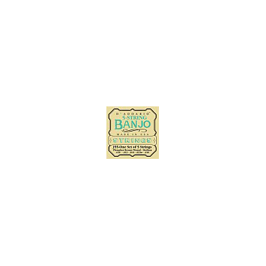 D'Addario J55 Banjo Phosphor Bronze medium 5-string Loop End