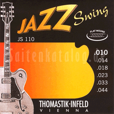 Thomastik JS110 JAZZ Swing, Nickel Flatwound, extra light
