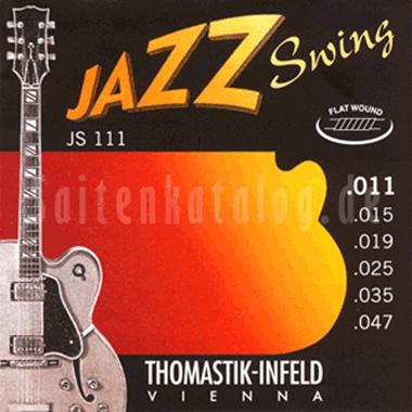 Thomastik JS111 JAZZ Swing, Nickel Flatwound, light