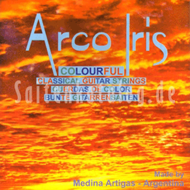 Medina Classical Guitar Arco Iris - colored strings