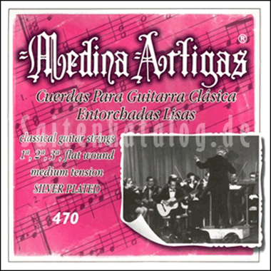 Medina Guitarra Clásica Professional Line Sobre Violeta - entorchado E. H and G-cuerdas