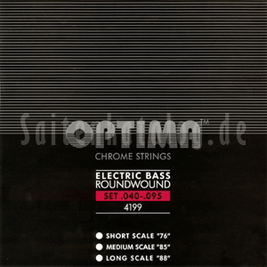 Optima 4099 LS Flatwound Chrome Strings L