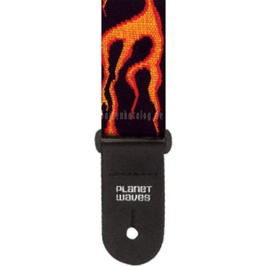Planet Waves 50F01 THE DARK SIDE Collection Strap - Fluid Flames
