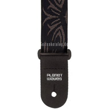 Planet Waves 50F078 THE DARK SIDE Collection Strap - Black/Grey Tattoo
