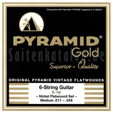 Pyramid Gold E-Guitar Flatwound medium/heavy