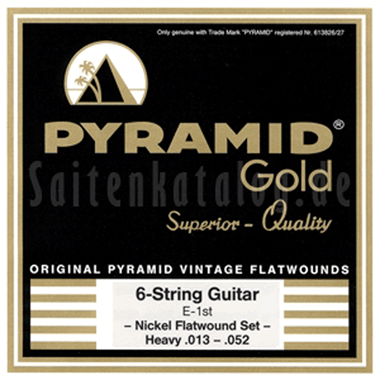 Pyramid Gold E-Guitar Flatwound heavy