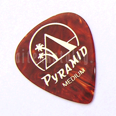 Pyramid 554 Classic Celluloid Pick, Soft 0.50 mm, tortoise shell (brown)