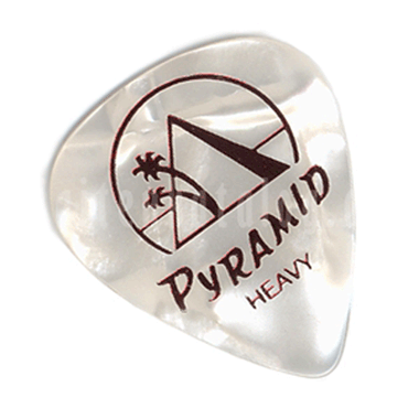 Pyramid 556 Classic Celluloid Pick, Heavy 0.95 mm, pearl-white