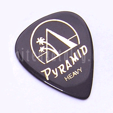 Pyramid 556 Classic Celluloid Pick, Heavy 0.95 mm, black