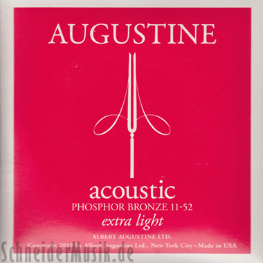 Augustine Acoustic Phosphor Bronze, Extra Light