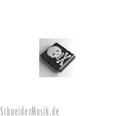 Cherub ST-711 Skull Tuner / Afinador para Guitarra/Bajo, negro