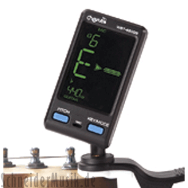 Cherub WST-650GB Guitar/Bass Tuner, black