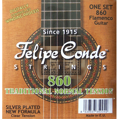 Felipe Conde Strings 860 Flamenco Nylon, Traditional Normal Tension