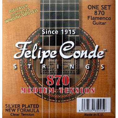 Felipe Conde Strings 870 Flamenco Nylon, Medium Tension