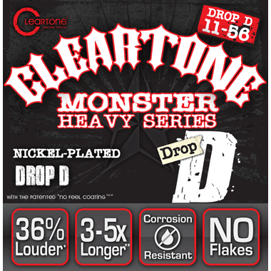 Cleartone Electrics 9456 nickel plated steel Low Tuning, D
