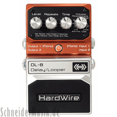 DigiTech HardWire DL-8 Stereo Delay/Looper