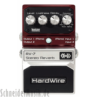 DigiTech HardWire RV-7 Stereo Reverb