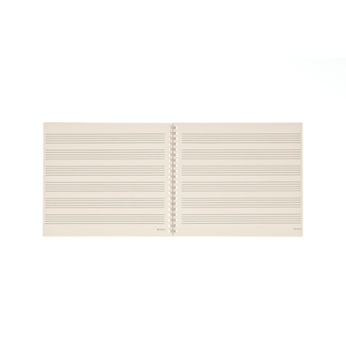 Archives SB88S64 Spiral Score Book - double 8 stave, 64 pages