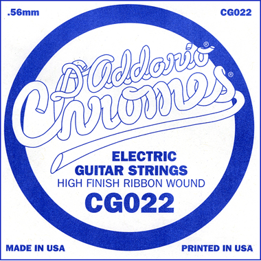 D'Addario CG022 Chromes Flat Wound