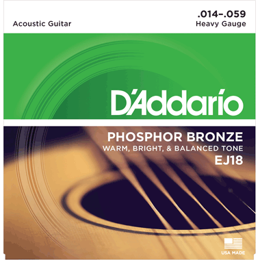 D'Addario EJ18 Fósforo Bronce Dura