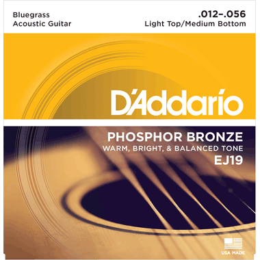 D'Addario EJ19 Fósforo Bronce Bluegrass
