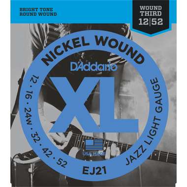 D'Addario Nickel EJ21 Jazz Light