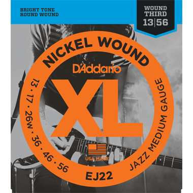 D'Addario Nickel EJ22 Jazz Medium