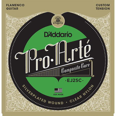D'Addario EJ25C Pro-Arte COMPOSITES Flamenco Clear Nylon