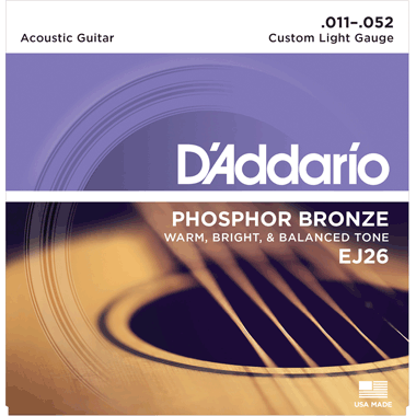 D'Addario EJ26 Phosphor Bronze CL
