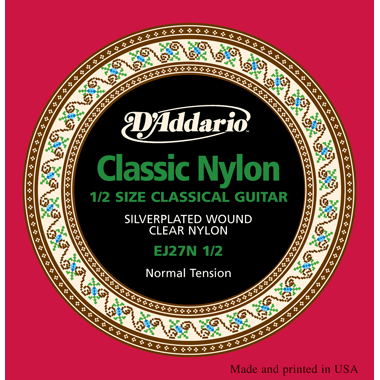 D'Addario EJ27N-1/2 Student Classics Set - Normal Tension, 1/2 + 1/4 size