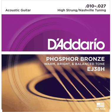 D'Addario EJ38H High-Strung  / Nashville Tuning