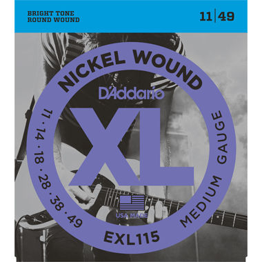 D'Addario Nickel EXL115 Blues/Jazz Rock