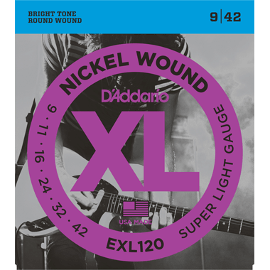 D'Addario EXL120 Nickel Wound, Super Light