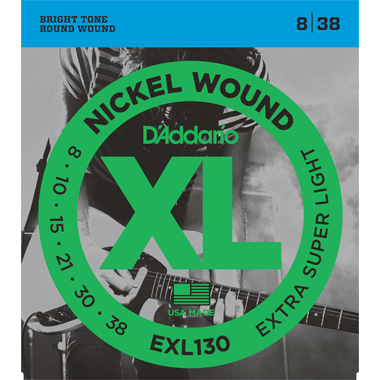 D'Addario Nickel EXL130 Extra Super Light