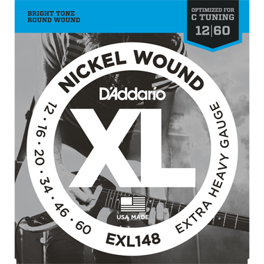 D'Addario EXL148 Nickel Wound, Extra Heavy (Drop C Tuning)