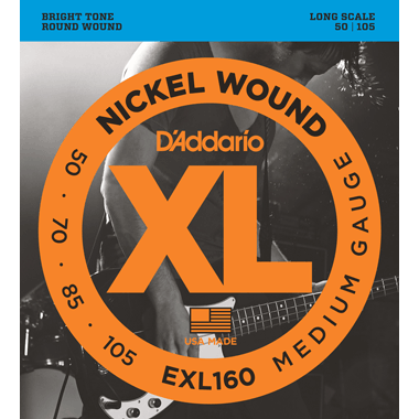 D'Addario Bass Nickel Roundwound EXL160 Long Scale
