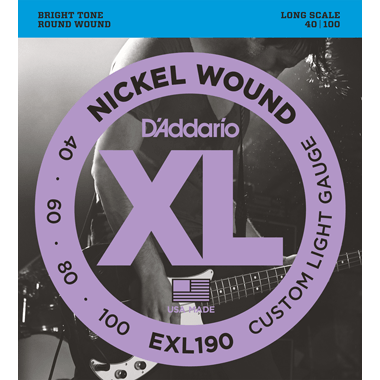 D'Addario Bass Nickel Roundwound EXL190 Long Scale