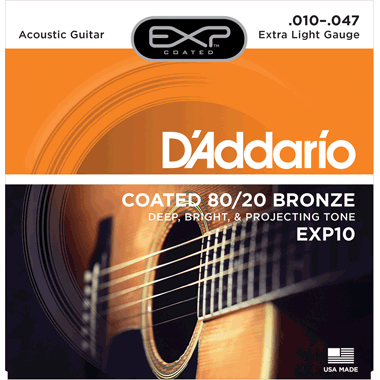 D'Addario EXP10 80/20 Bronze XL
