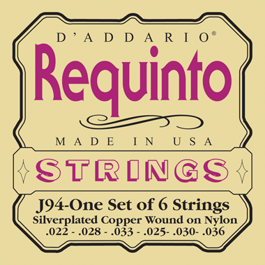D'Addario J94 Requinto Silver Wound on Nylon, medium