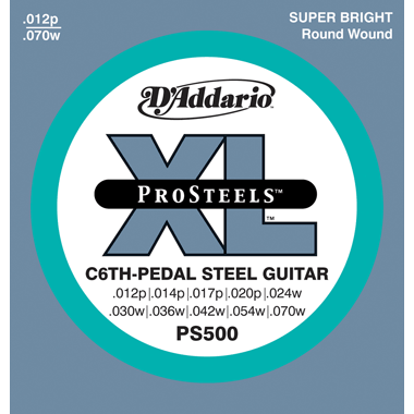D'Addario PS500 XL ProSteels Pedal Steel C-6th Tuning