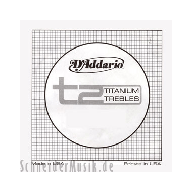 D'Addario T4503 T2 Titanium Trebles G3 Normal