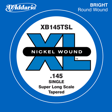 D'Addario XB145TSL Bass XL Nickel Wound, Super Long Scale, Tapered