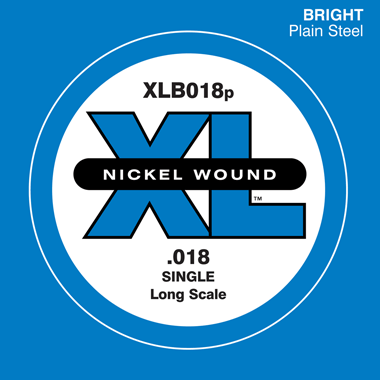 D'Addario XLB020P Bass Plain Steel
