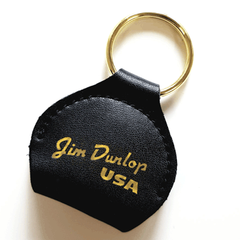 Dunlop 5200 Picker's Pouch Pick Holder Keychain, Logo gold