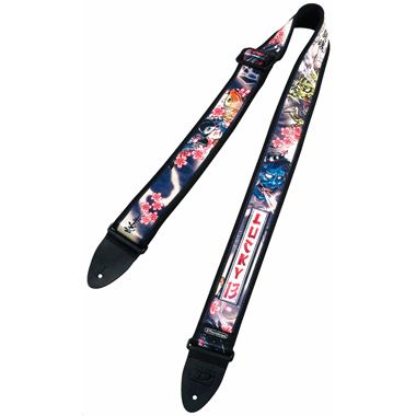 Dunlop D38-20LS Guitar Strap LUCKY 13 \"Japanese\"