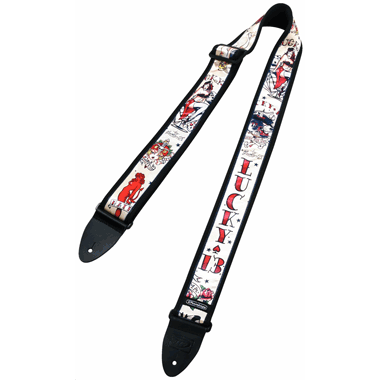 Dunlop D38-22LO Guitar Strap LUCKY 13 \"Old School\"