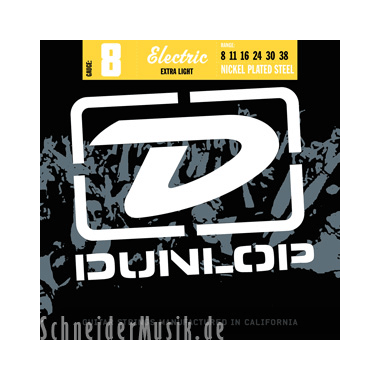 Dunlop DEN1006 Electric Nickel Plated Steel XL