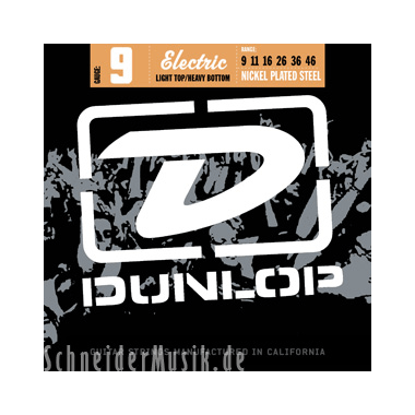 Dunlop DEN1086 Electric Nickel Plated Steel 9's LTHB